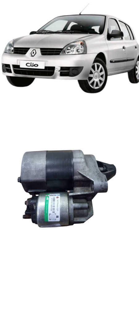 Motor Partida Renault Clio Logan Sandero 1.0 16v 2009