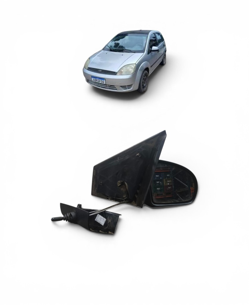 Retrovisor Direito Manual Fiesta 2003-2012 Original