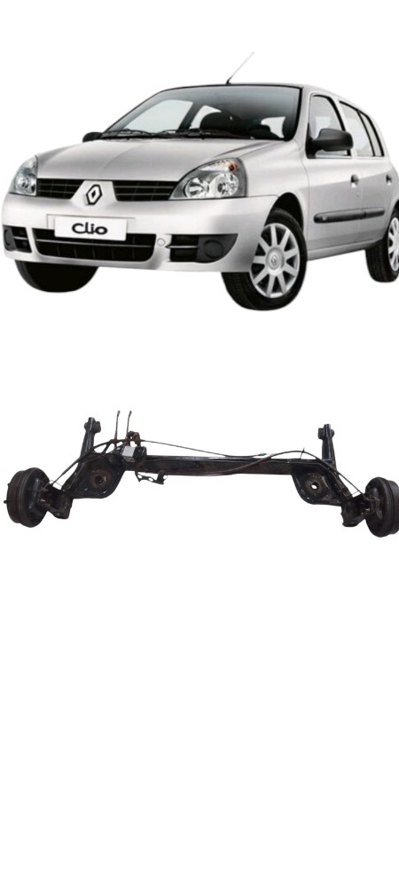 Eixo traseiro Renault clio 1.0 16v 2008 A 2012 original