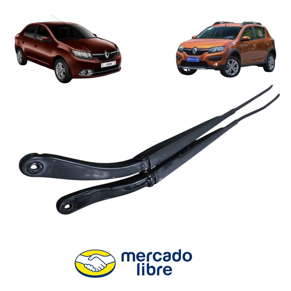 Par Braço Limpador Parabrisa Renault Sandero 2015 2023