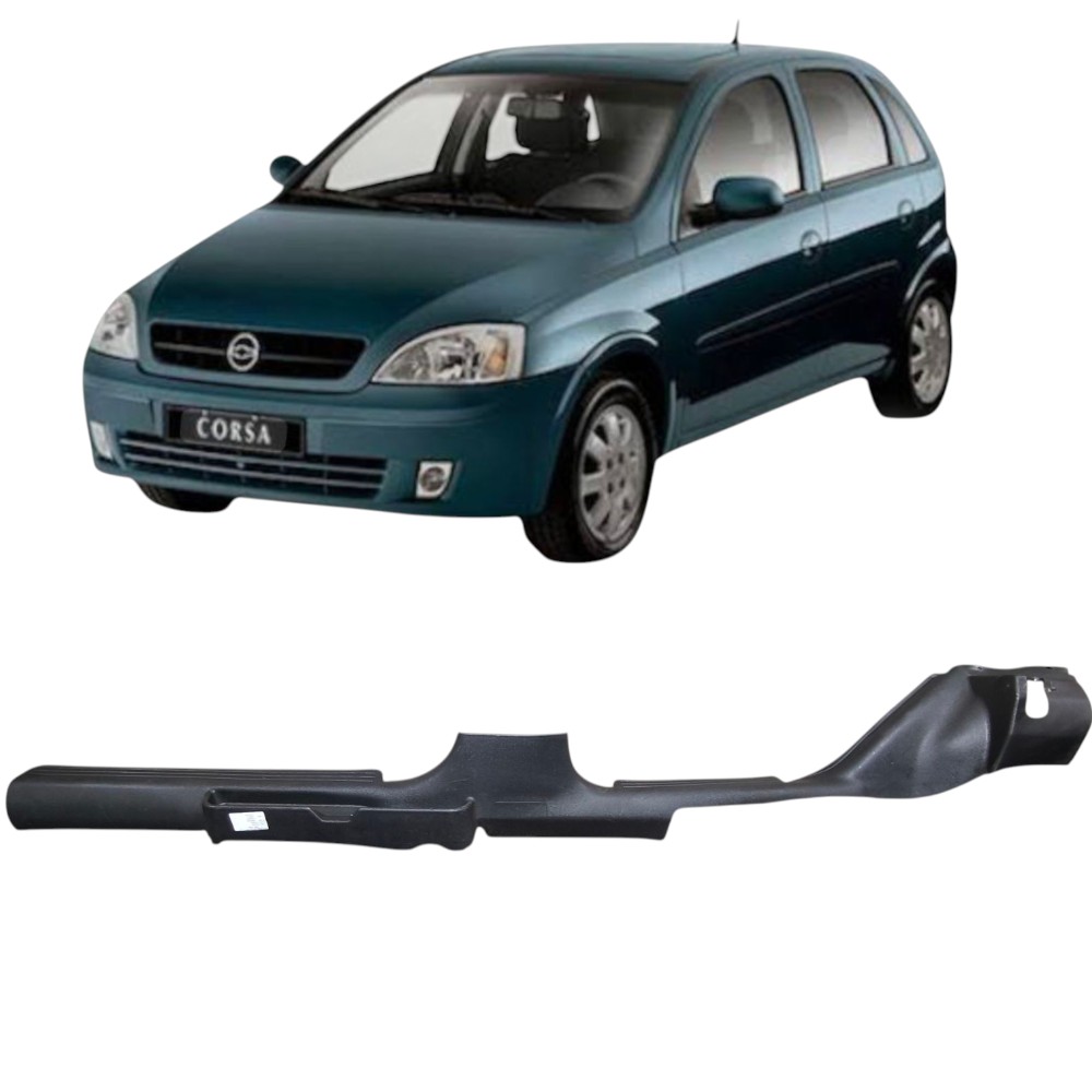 Soleira Direito Acabamento Hatc Gm Corsa Montana 2002 A 2012 Cinza-escuro