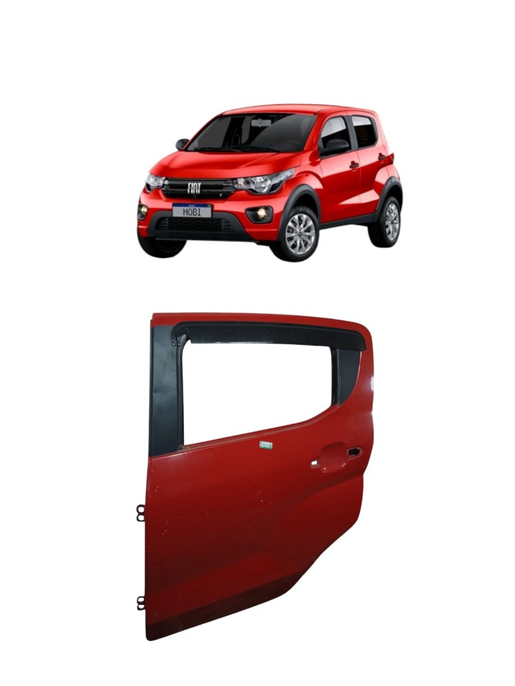 Porta Traseira Esquerda Fiat Mobi Like 2017