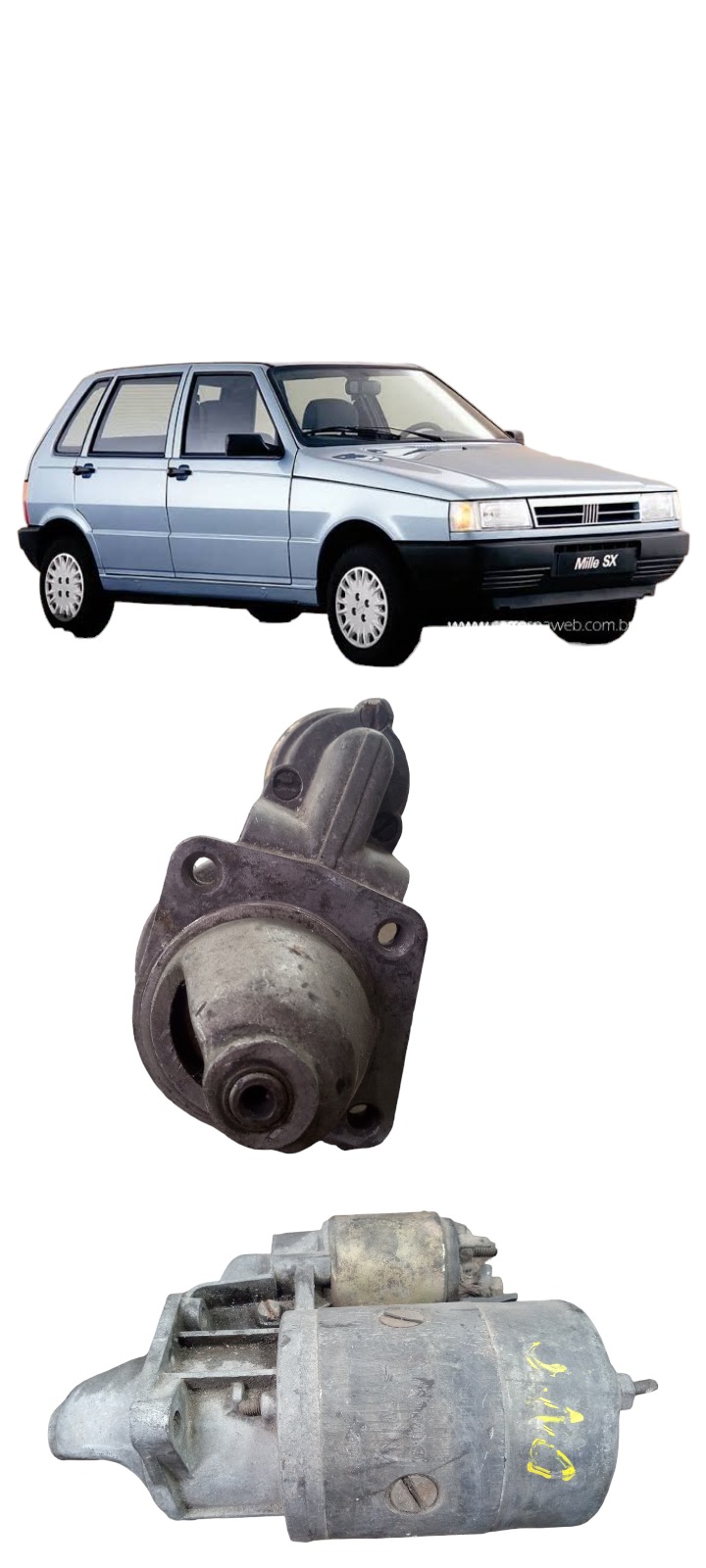 Motor Partida Fiasa Fiat Elba Fiorino Uno 2010 A 2010