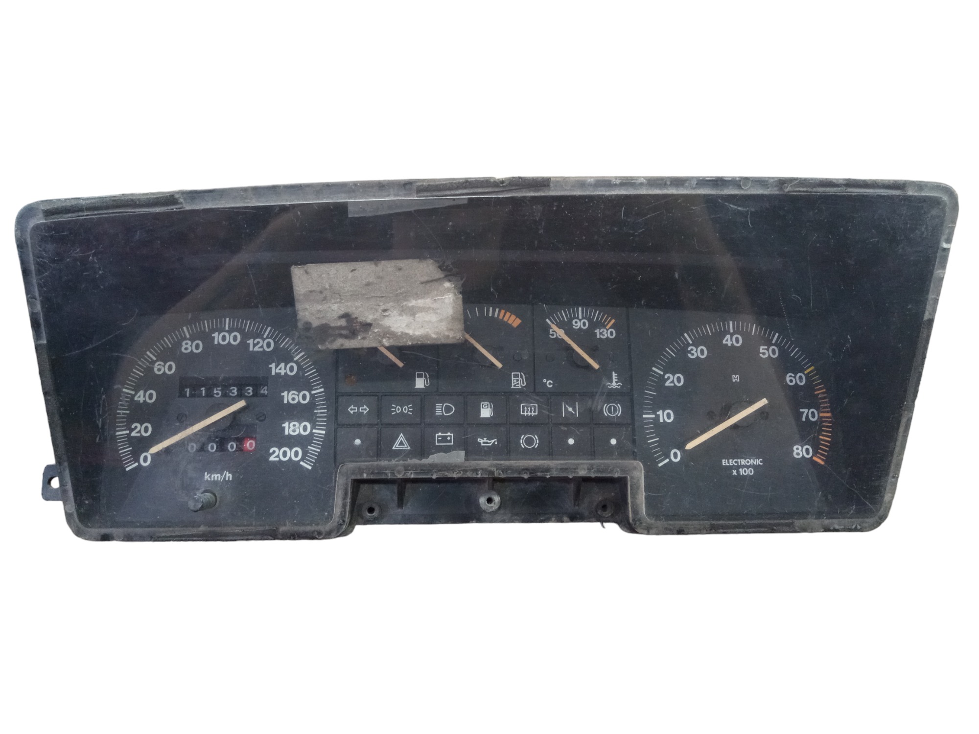 Painel Instrumento Fiat Strada Original  Branca