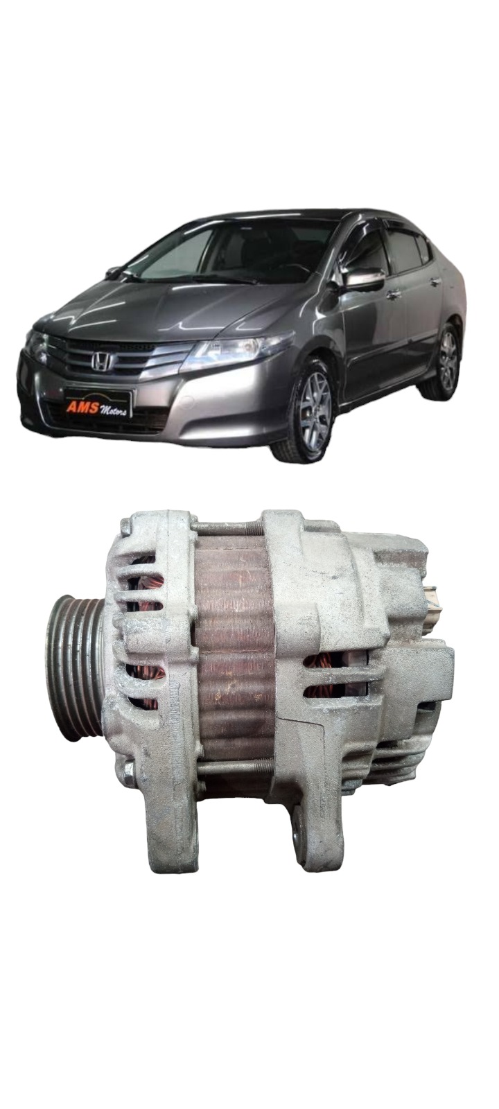 Alternador Honda City 1.5 16v 2012 80a