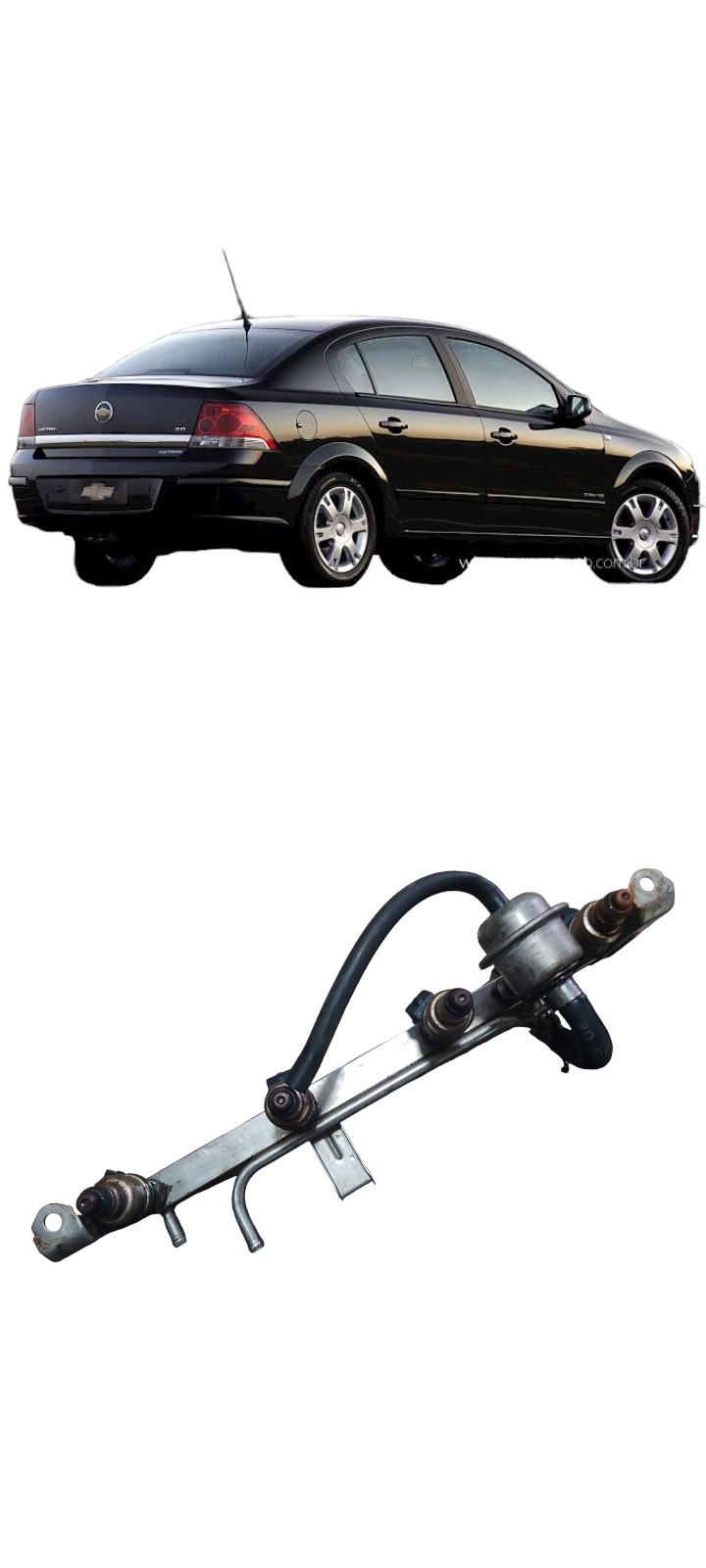 Flauta Com Bicos Injeção gm Vetra 2.0 2007 Original