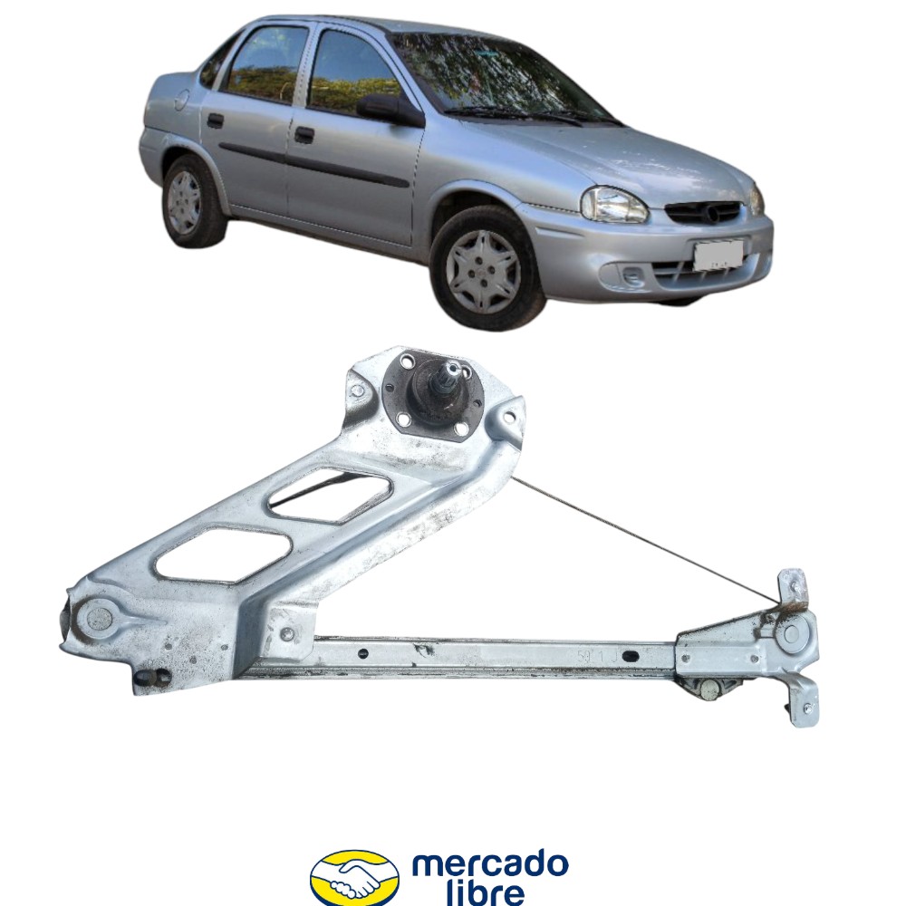 Máquina Vidro Manual Traseiro Direito C Gm Corsa
