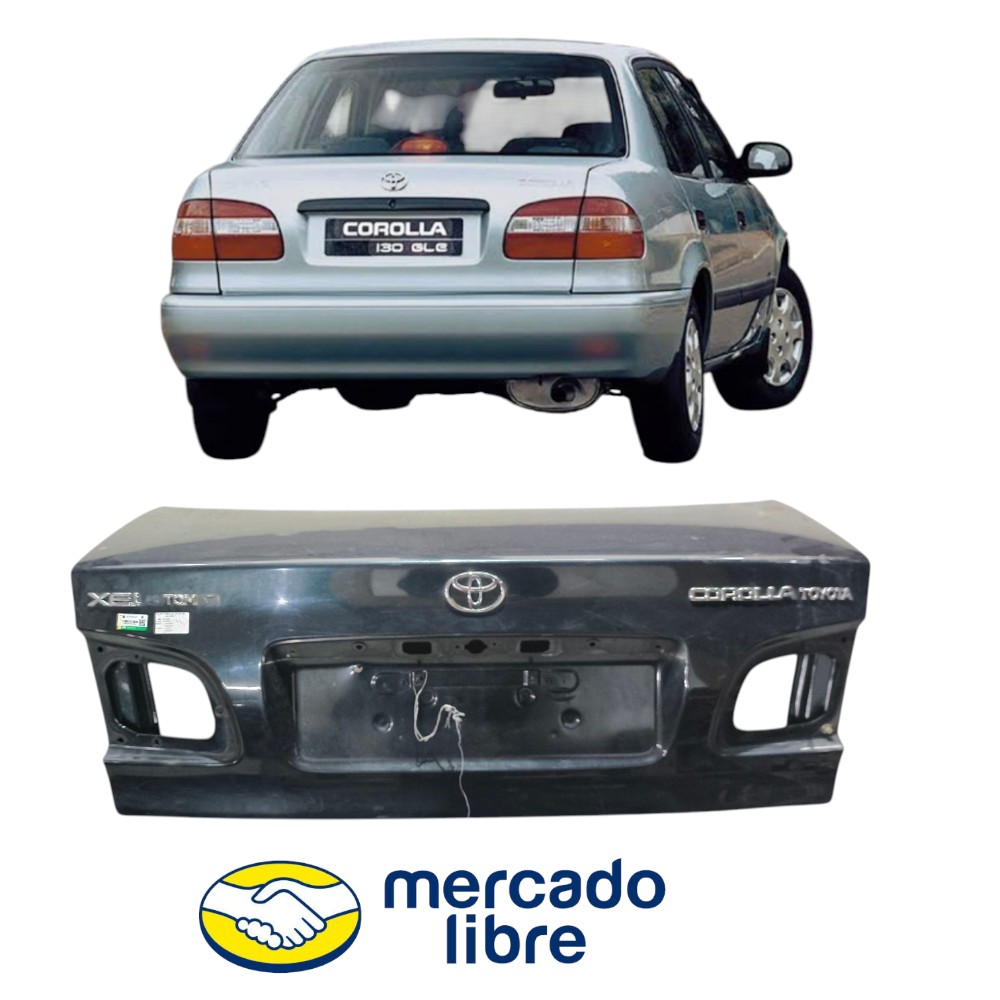 Tampa Traseira Toyota Corolla Xei 1.8 16v1999 2000 2001 03 Verde