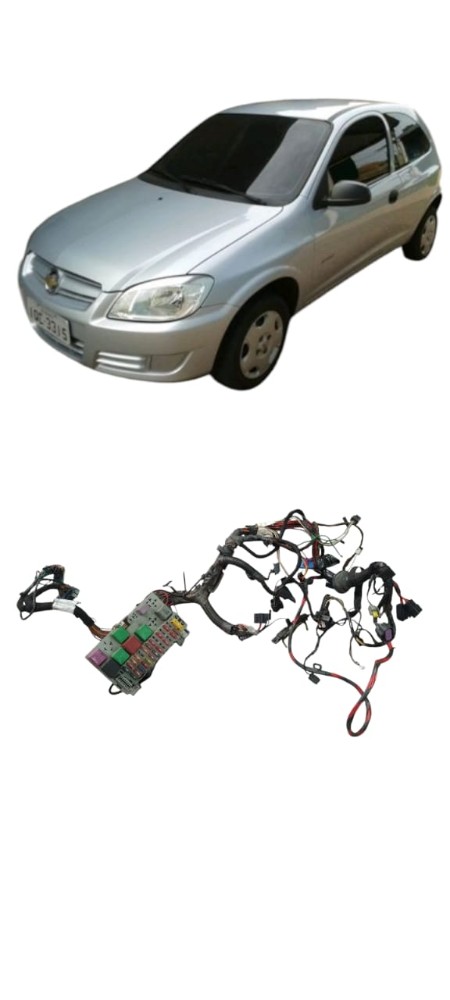 Chicote Painel C/caixa Fusível S/ar Celta 2009