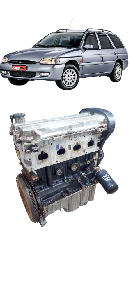 Motor Parcial Ford Escort Zetec 1.8 16v Gas 1999 A 2003
