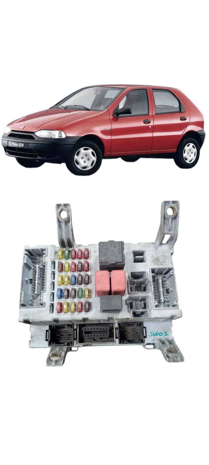Caixa Fusiveis Bsi Fiat Doblo Palio Siena Strada 2010 A 2018