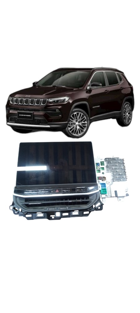 Tela Multimídia Com Modulo Jeep Compass Commander 1.3 2022