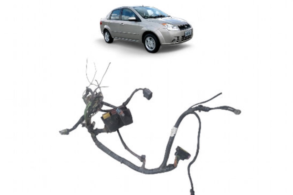 Chicote Dianteiro Farol Ford Fiesta 2008-2012 Original
