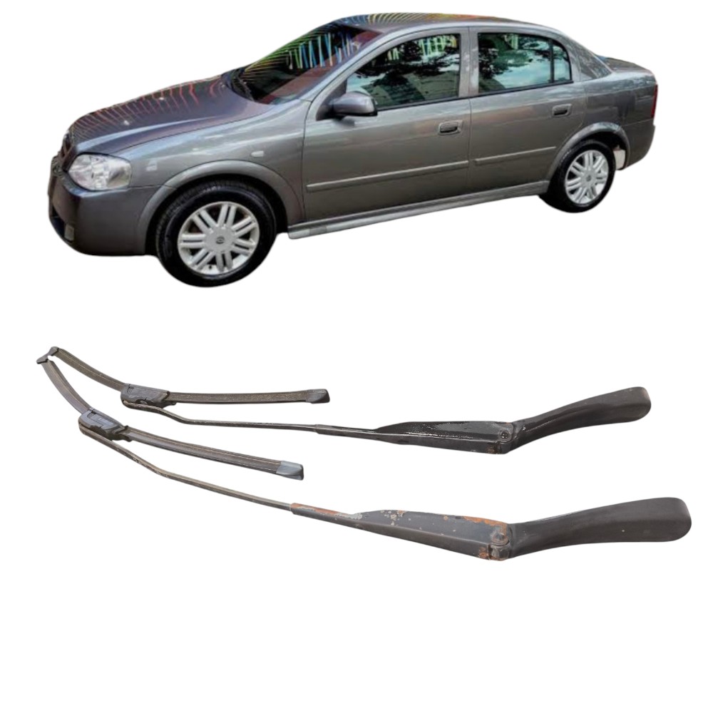 Braço Limpador Gm Astra Original Completo Par 2003 Ao 2012