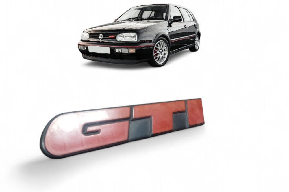 Emblema Golf Gti 1994-1997 Original Vermelho