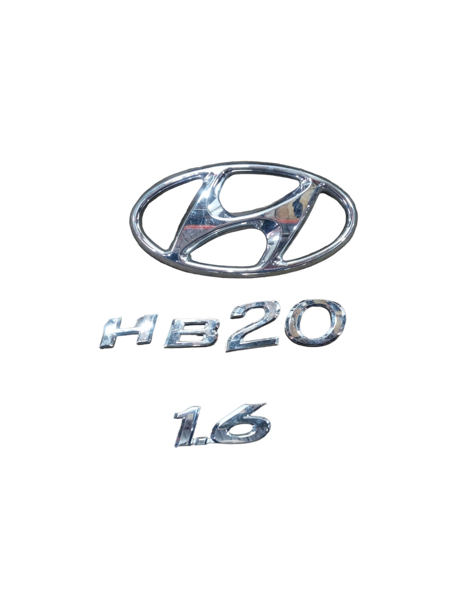 Emblema Tampa Traseira Hyundai Hb20 1.6 Automatic Flex 2017