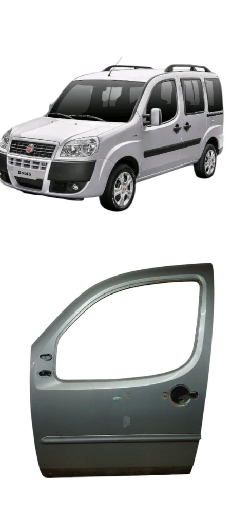 Porta Dianteira Esquerda Fiat Doblo 2009 Dianteira Esquerda Prata
