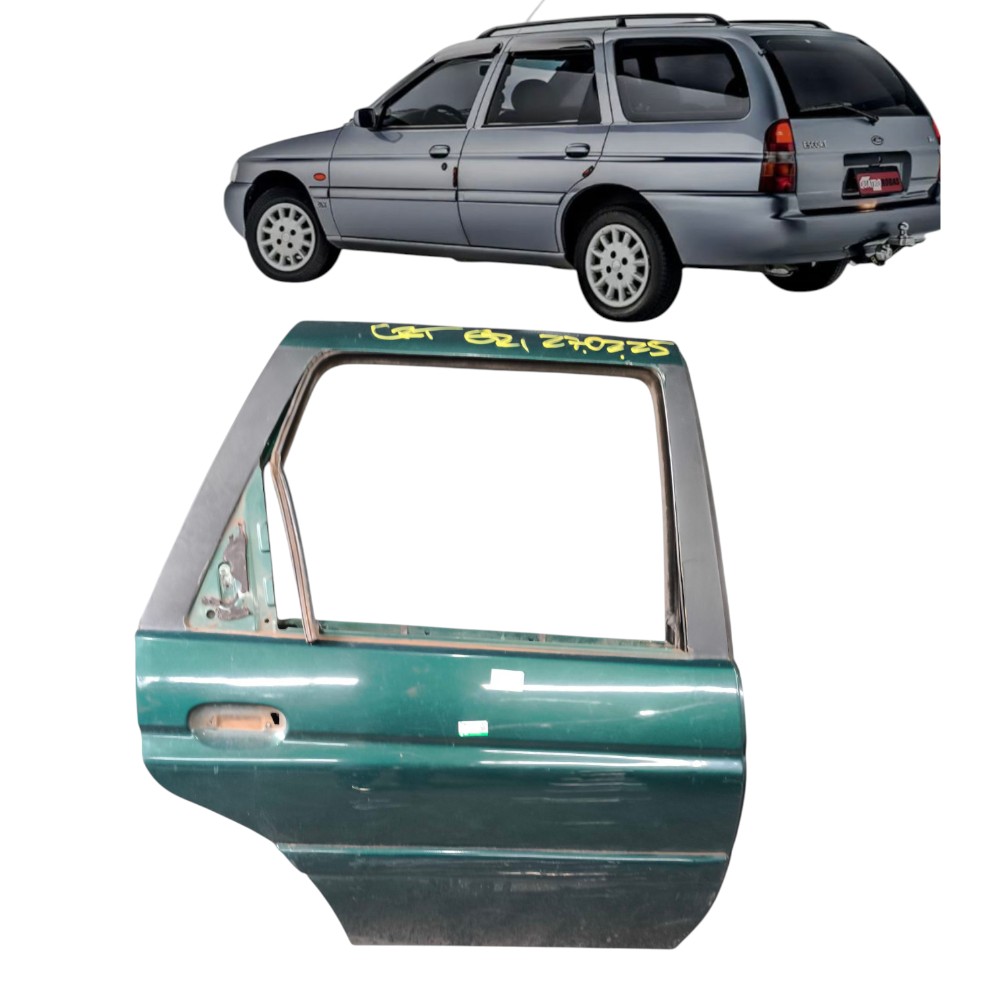 Porta Traseira Direita Ford Escort Sw Perua  Traseira Direito Verde