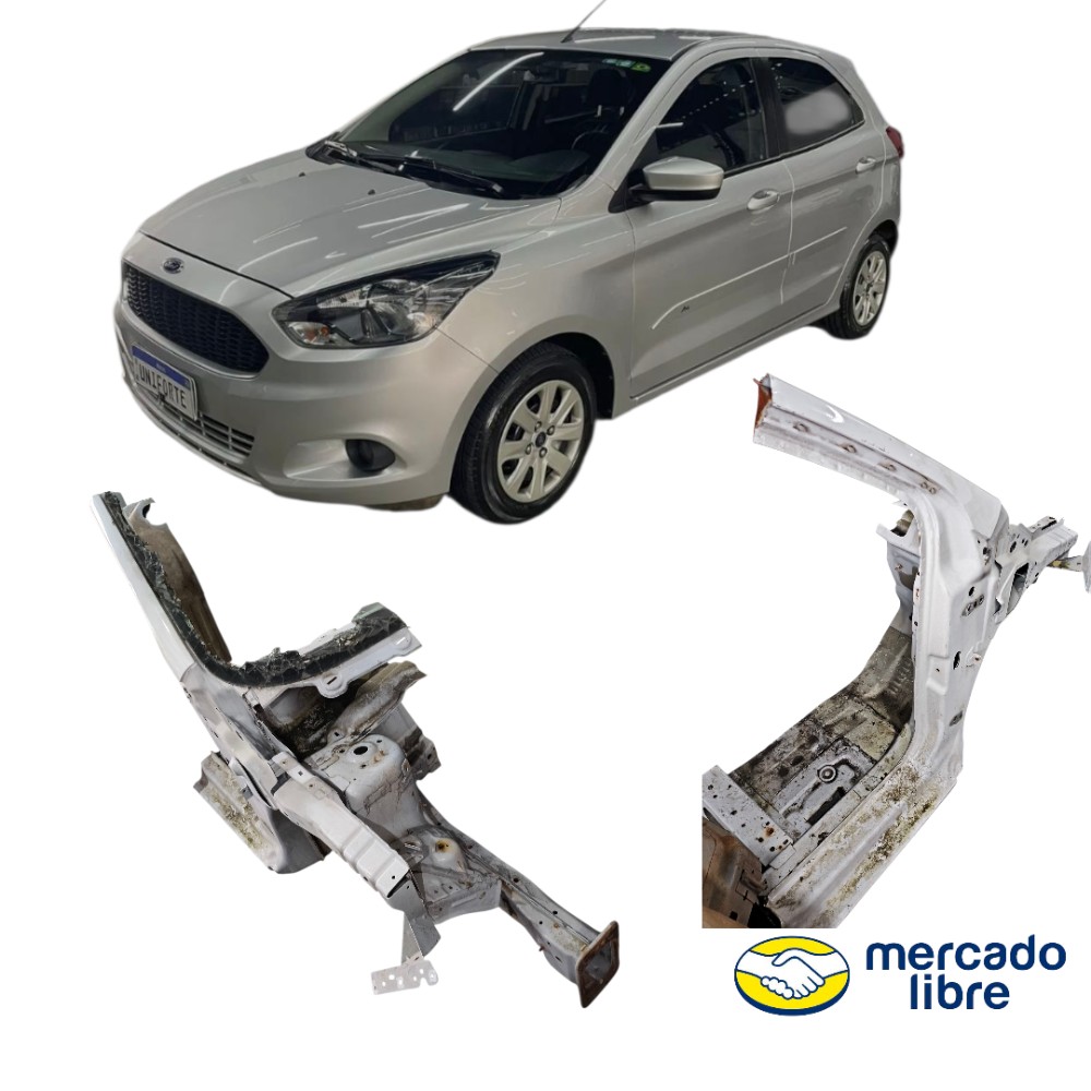 Ponta De Longarina Direito Ford Ka 2015 Ao 2022 Coluna Branca