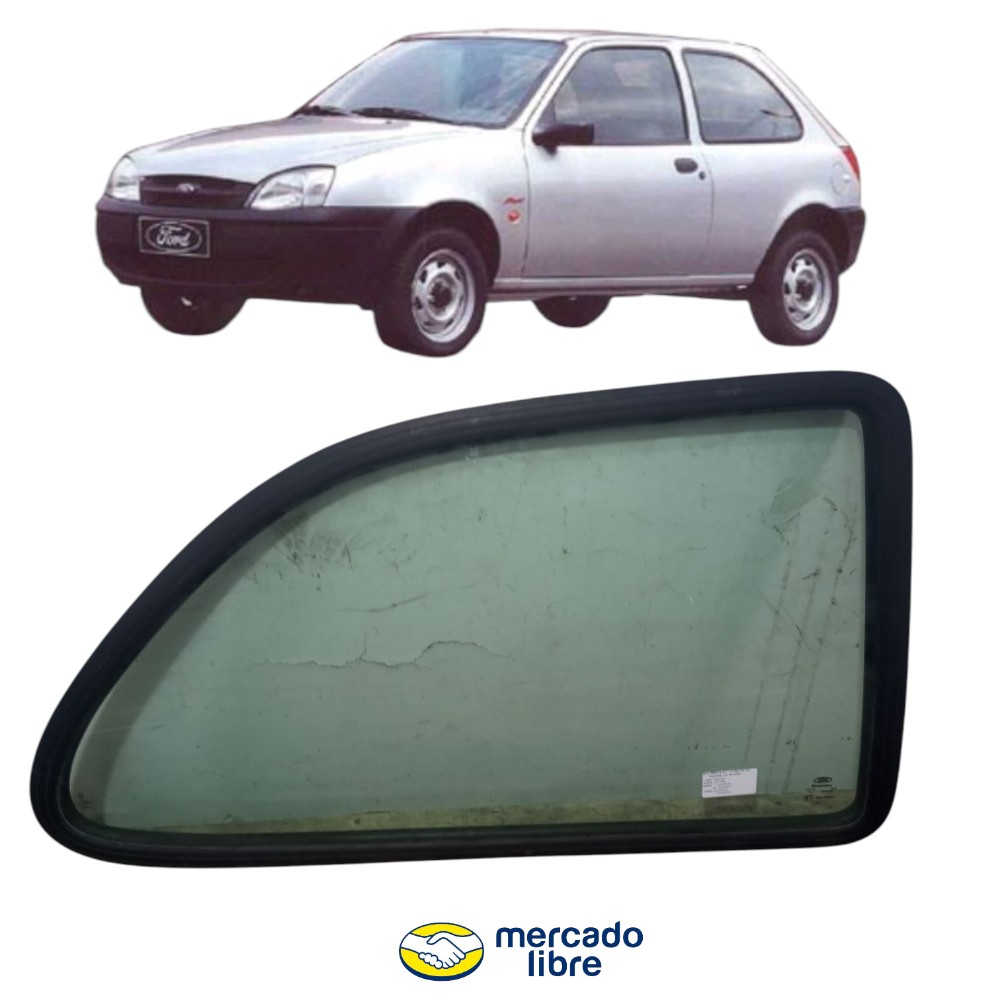 Vidro Traseiro Direito Duas Portas Ford Fiesta 2001