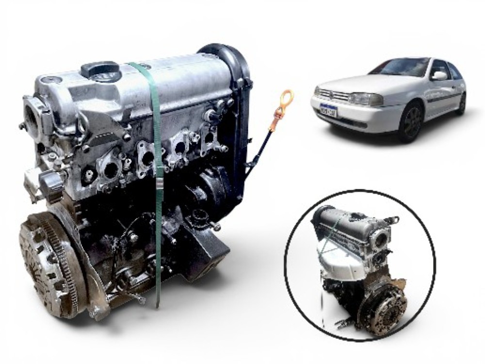 Motor Volkswagen AT 1.0 8V Parcial Com Nota  1996-2002