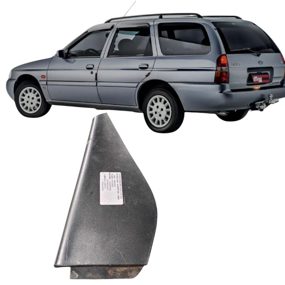 Moldura Interna Porta Traseira Direita Escort Zetec Preto
