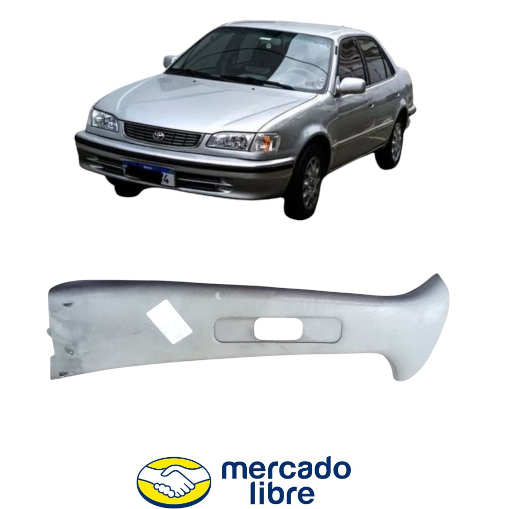 Acabamento Coluna Central Esq Corolla 1999 2000 2001 2002