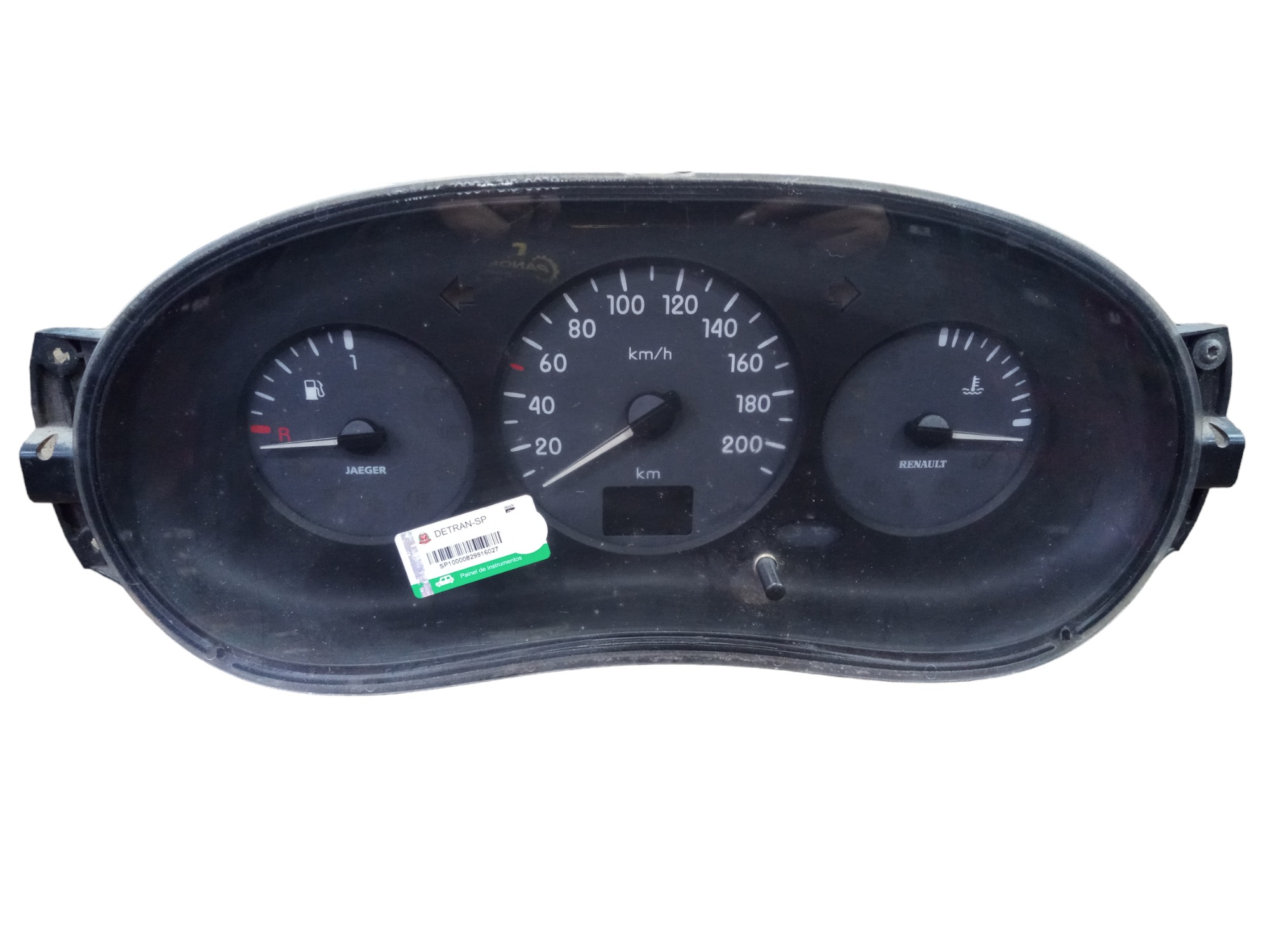 Painel Instrumento Renault Clio 2001 A 2011 Preto