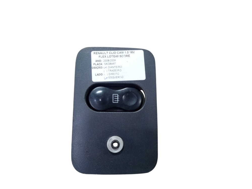 Moldura Botão Desembaçador Renault Clio 2005 A 2011