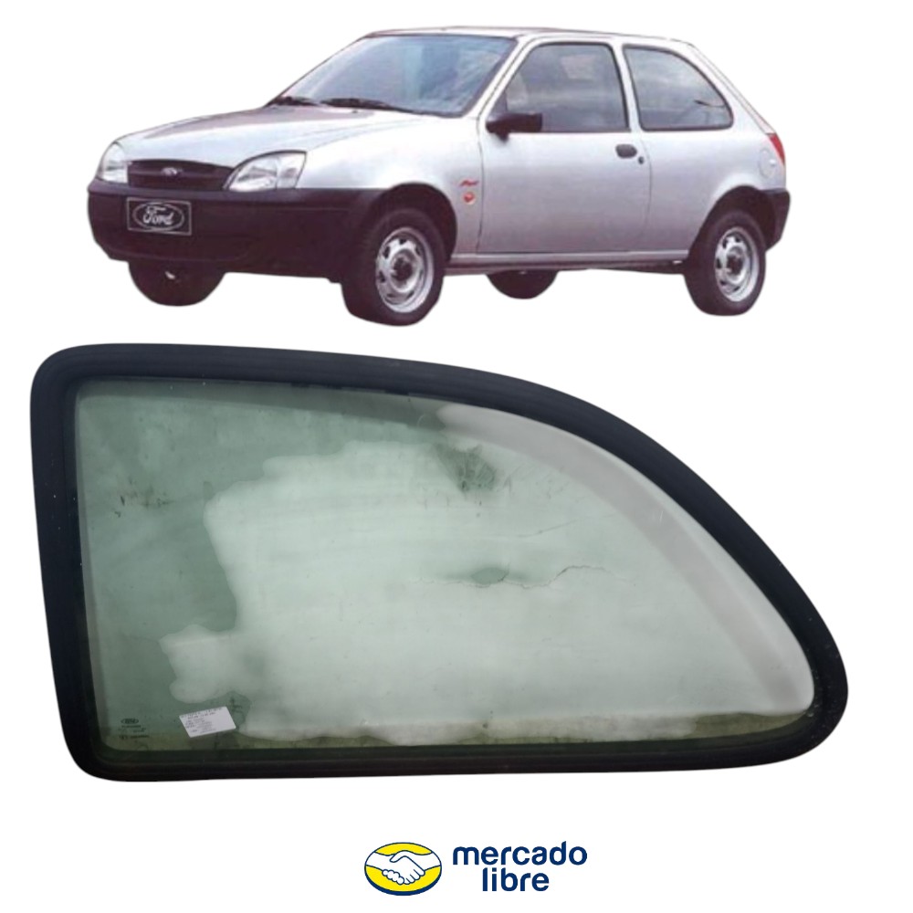 Vidro Lateral Traseiro Lado Esquerdo Fiesta 2 Portas 2001