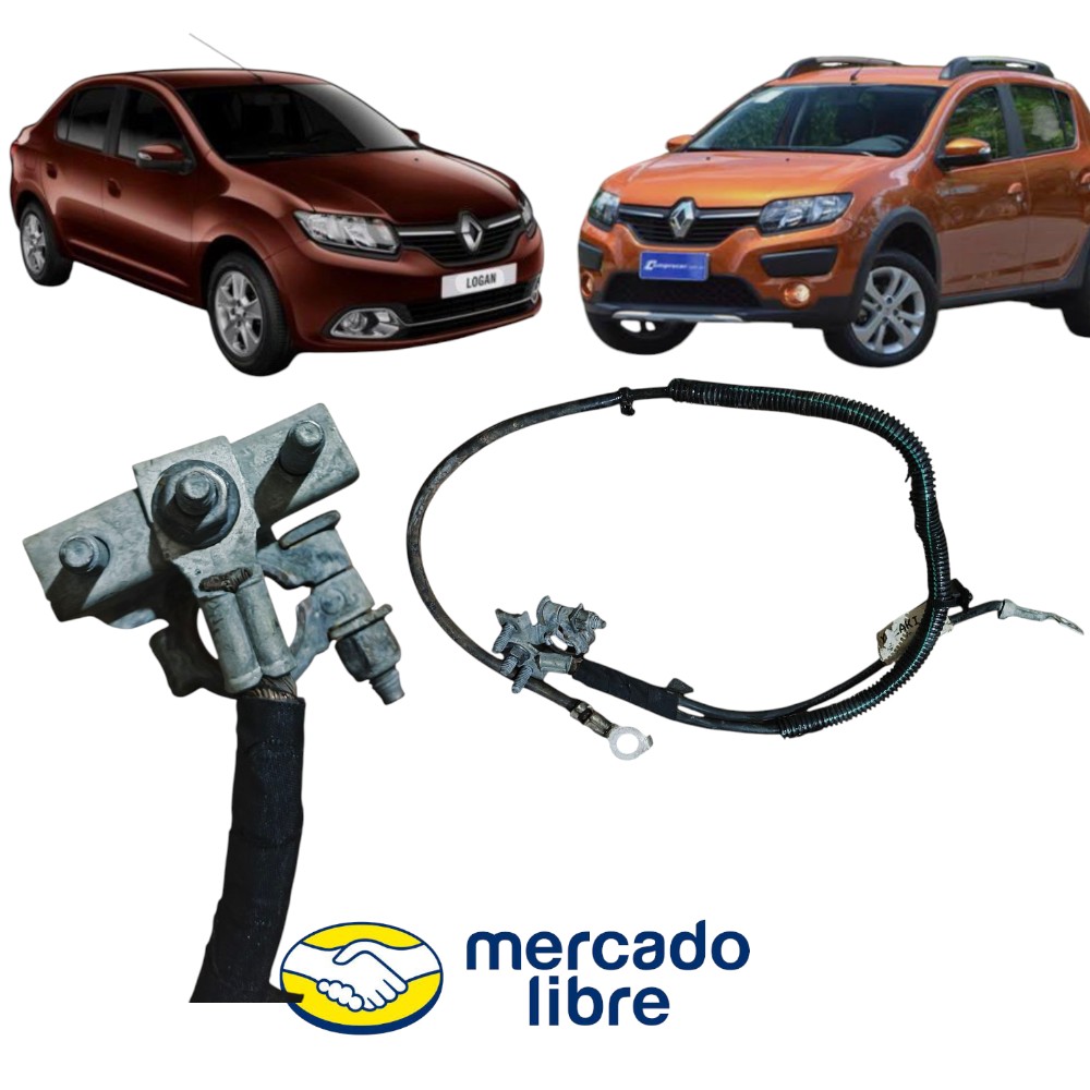 Cabo Negativo Bateria Renault Sandero Logan 1.6 8v 2016