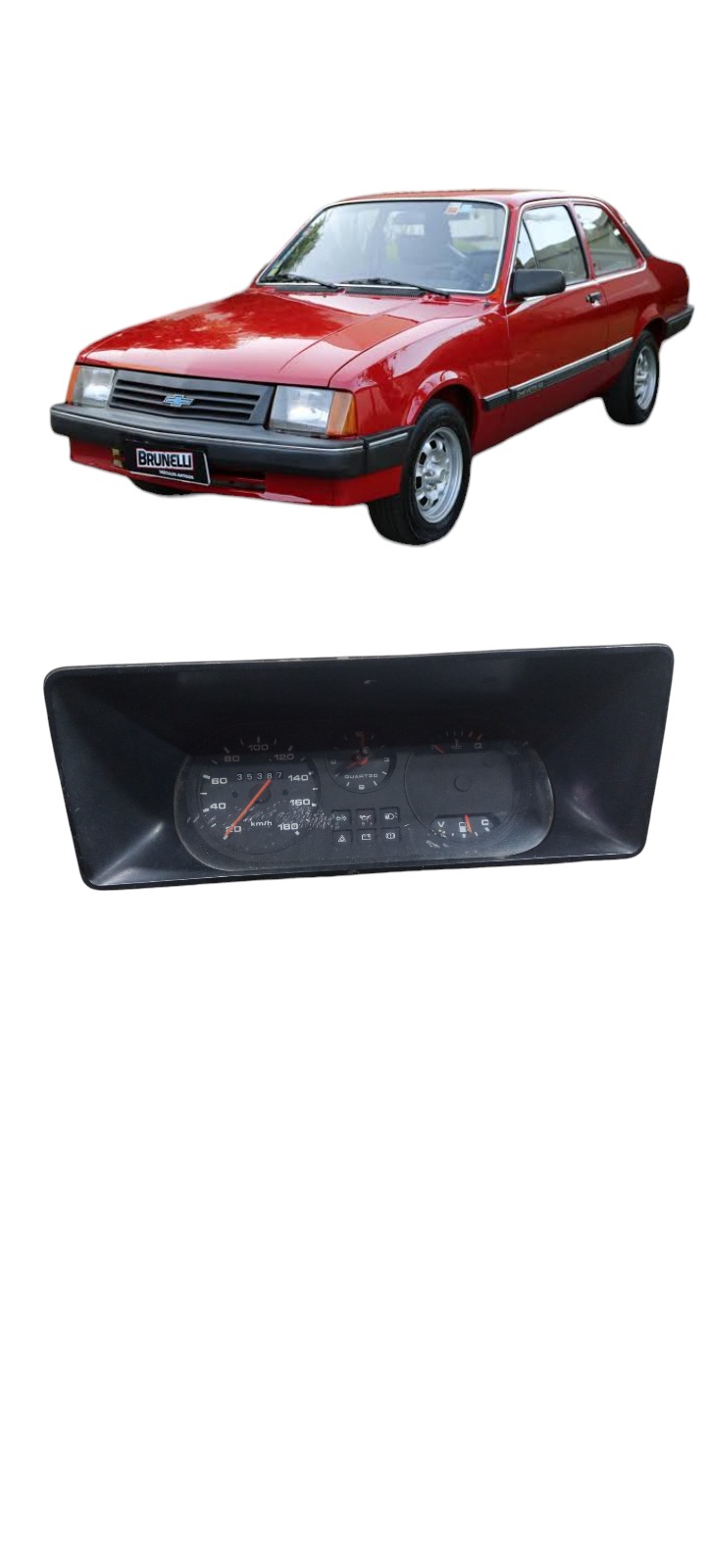 Painel Instrumento Gm Chevette 1978 A 1984 Preto