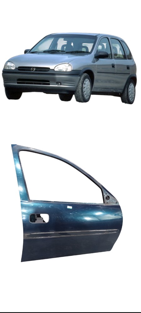 Porta Dianteira Direita Chevrolet Corsa Super 1998 A 2012  Dianteira Direito Azul