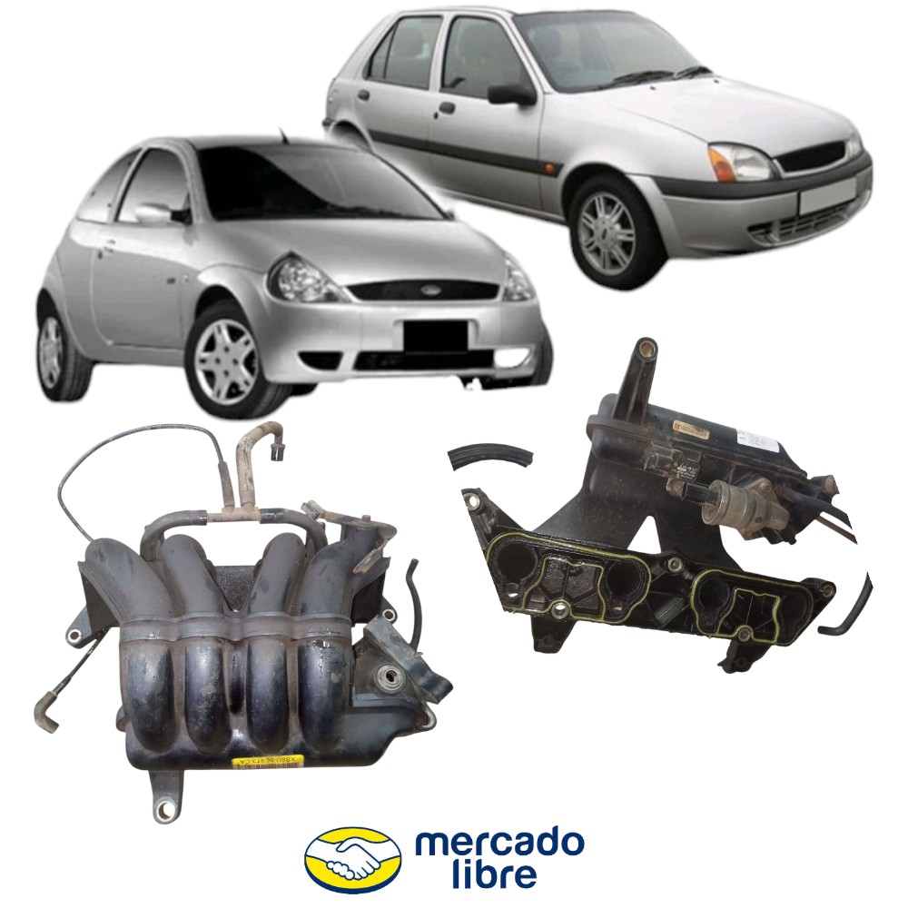 Coletor Admissão 1.0 Zetec Rocan Ford Fiesta Ka 1999 A 2004