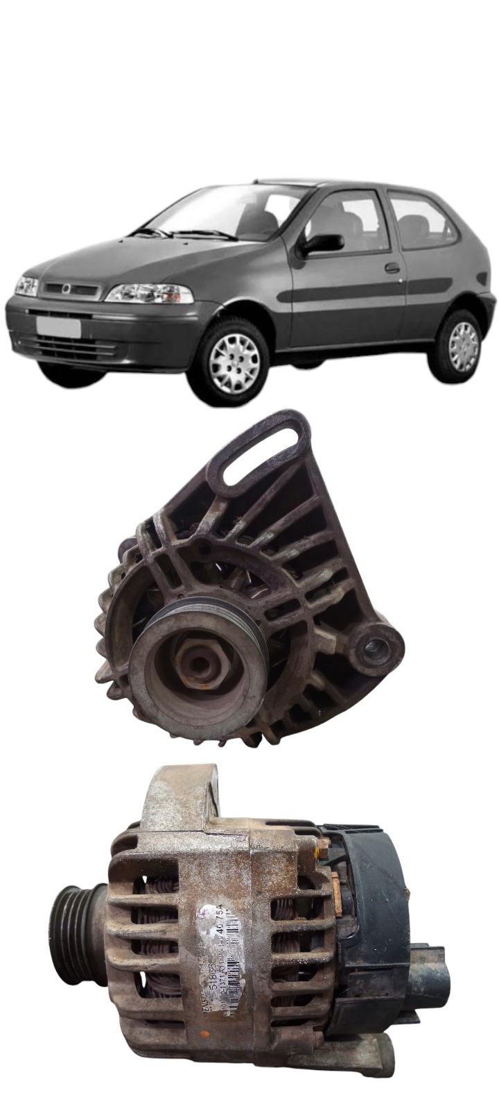 Alternador Fire 1.0 Fiat Palio Siena Uno 2004 A 2008