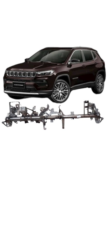 Suporte Painel Tabelier Jeep Compass 1.3 2022 Prata