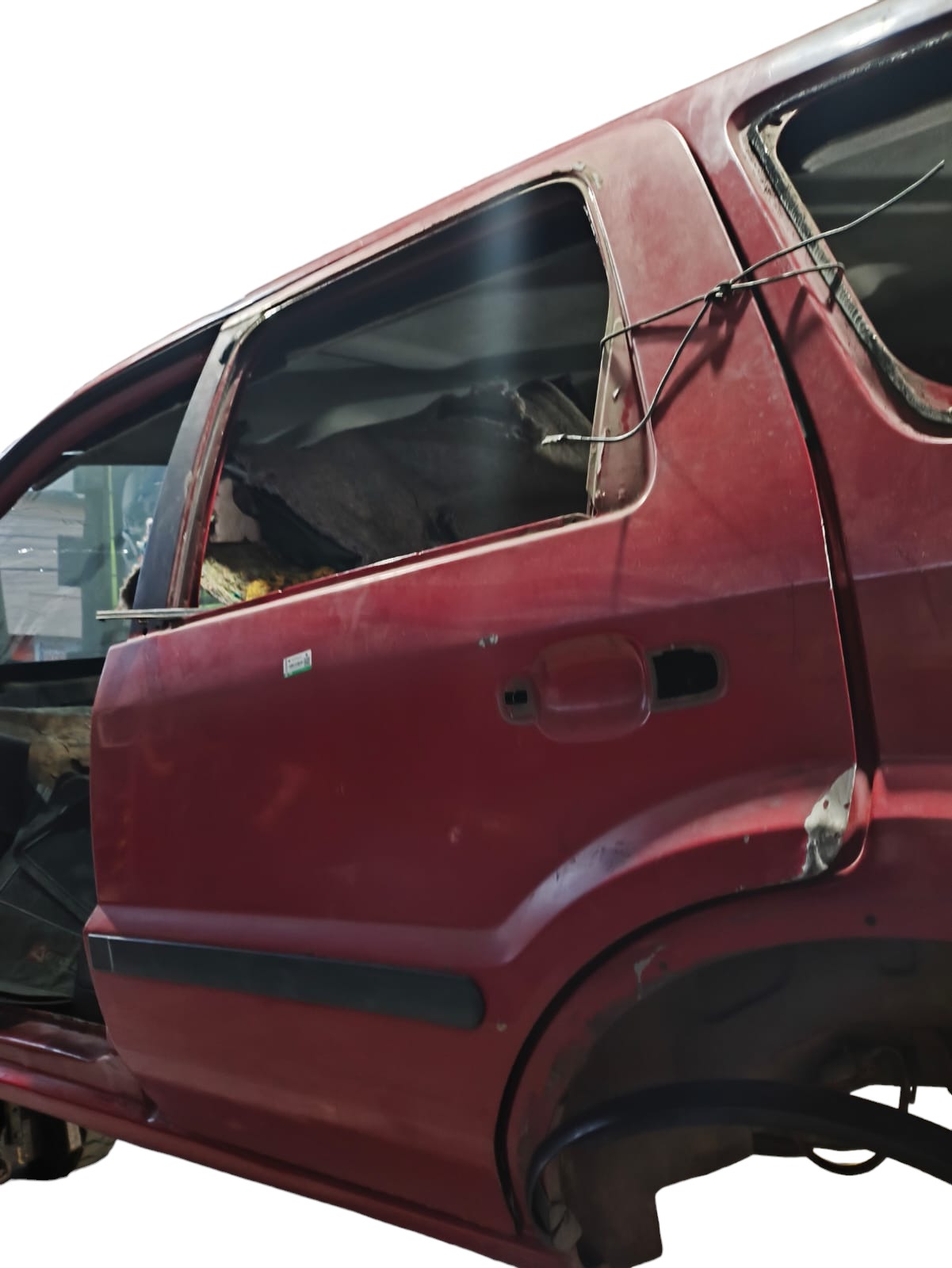 Porta Traseira Esquerdo Ford Ecosport Supercharger 2003  Traseira Esquerda Vermelho