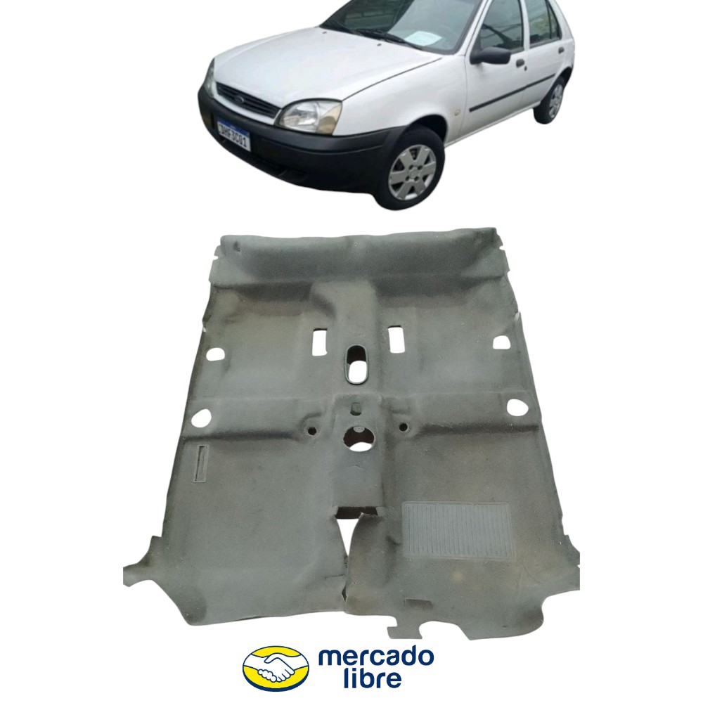 Carpete Moldado Assoalho Ford Fiesta 1999 Ao 2004 2 Portas