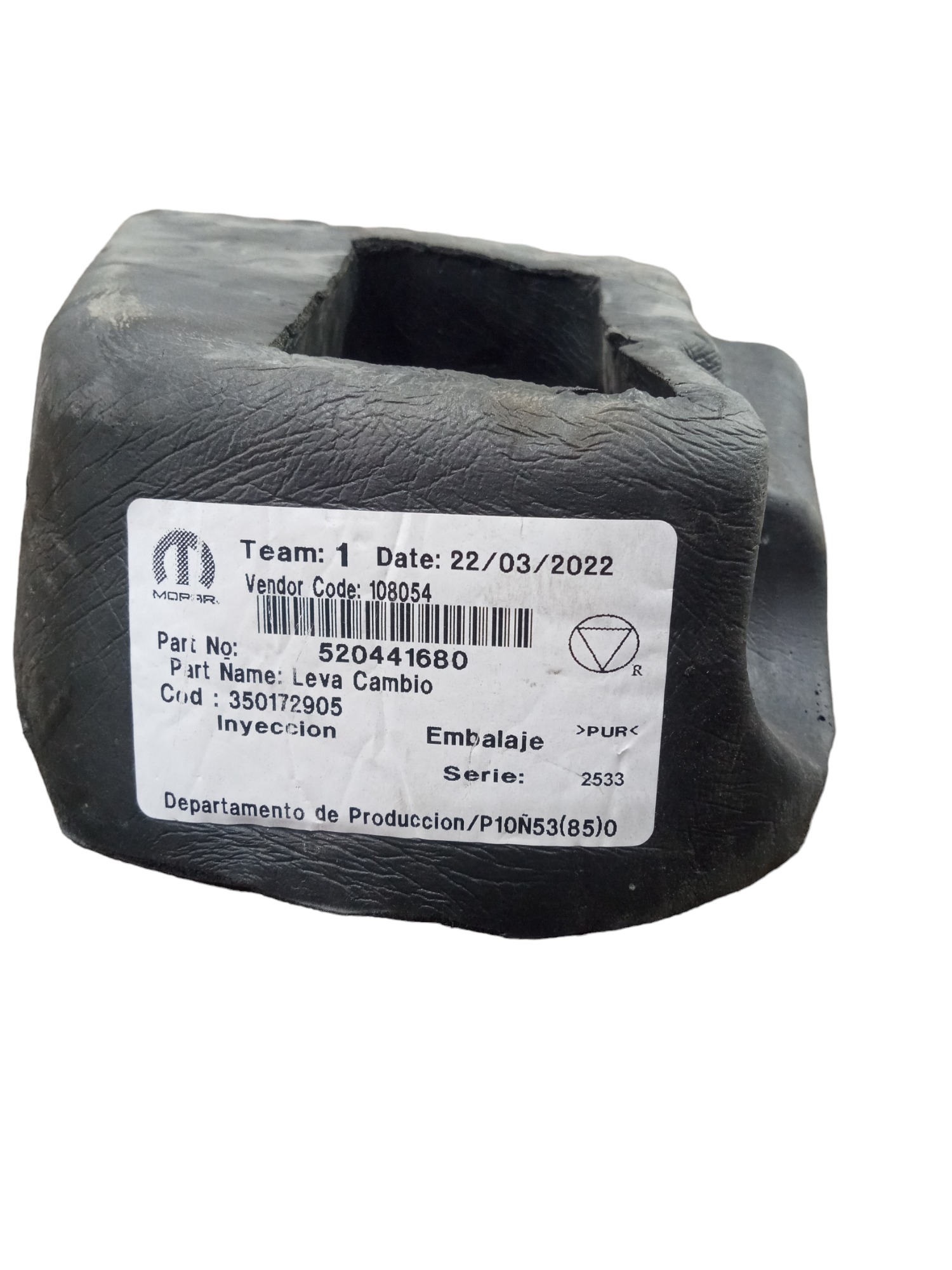 Espuma Isopor Antiruido Alavanca Cambio Fiat Cronos Argo 21