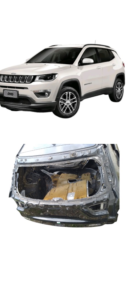 Tampa Traseira Porta Mala Jeep Compass 2022 Original  Preto