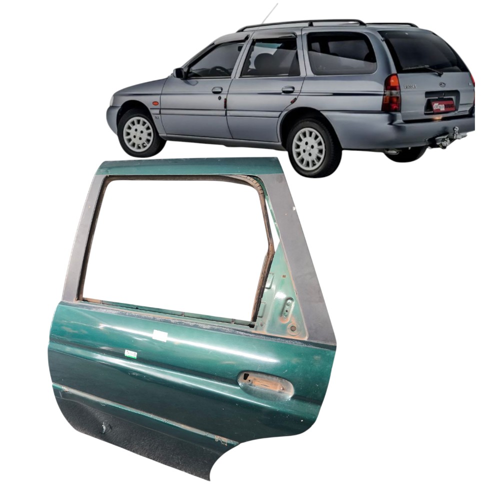 Porta Traseira Esquerda Ford Perua Sw Zetec  Traseira Esquerda Verde