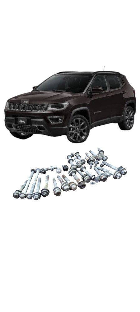 Jogo Parafusos Suspensao Dianteira E Traseira Jeep Compass