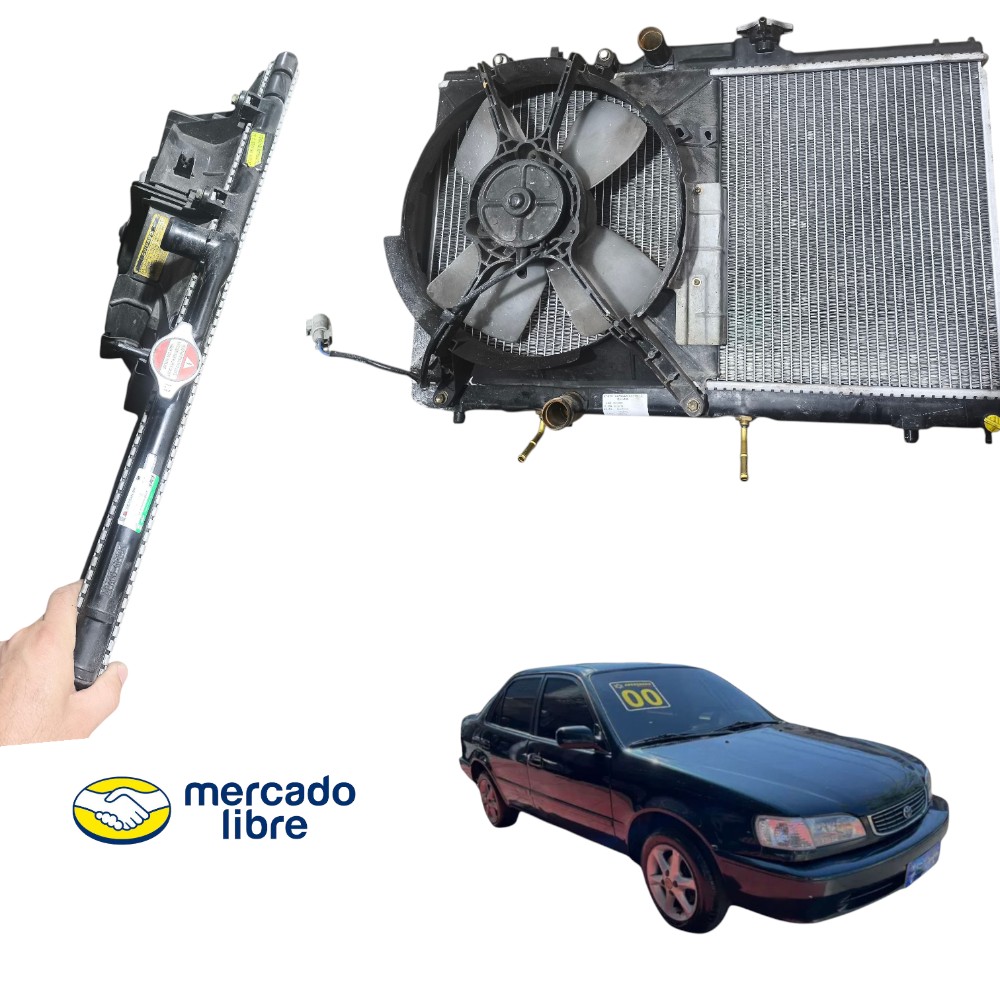 Radiador Água Toyota Corolla Xei 1.8 16 Automático 98 02