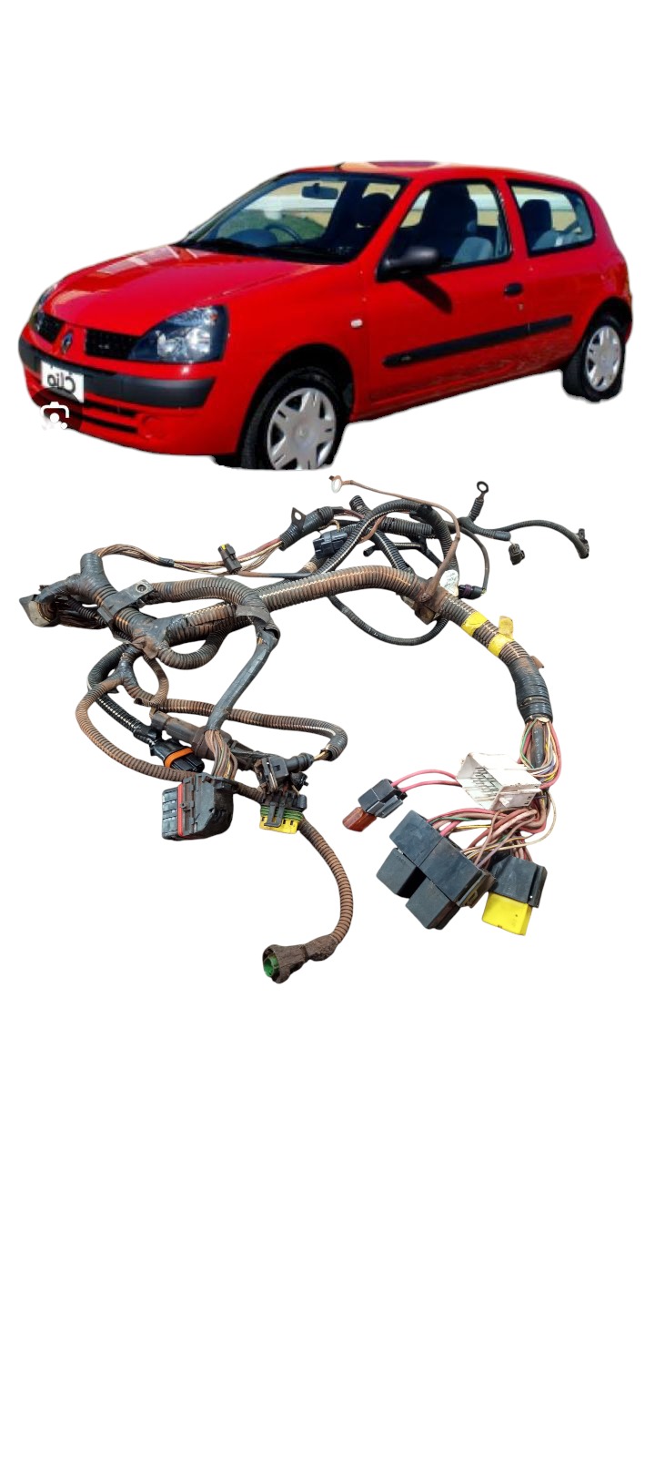 Chicote Farol Positivo Cambio E Partida Renault Clio 1.0 16v