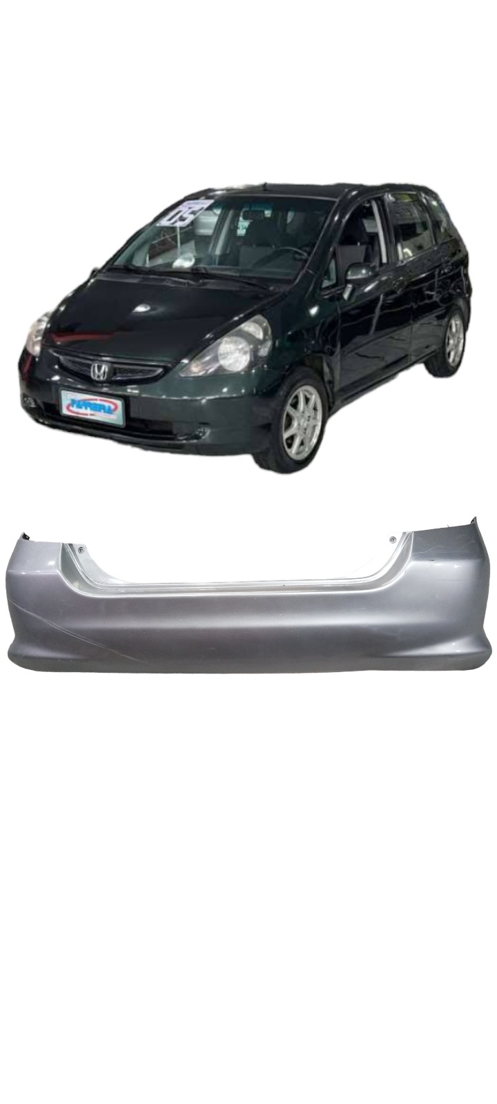 Parachoque Traseiro Honda Fit 2005 A 2008 Original