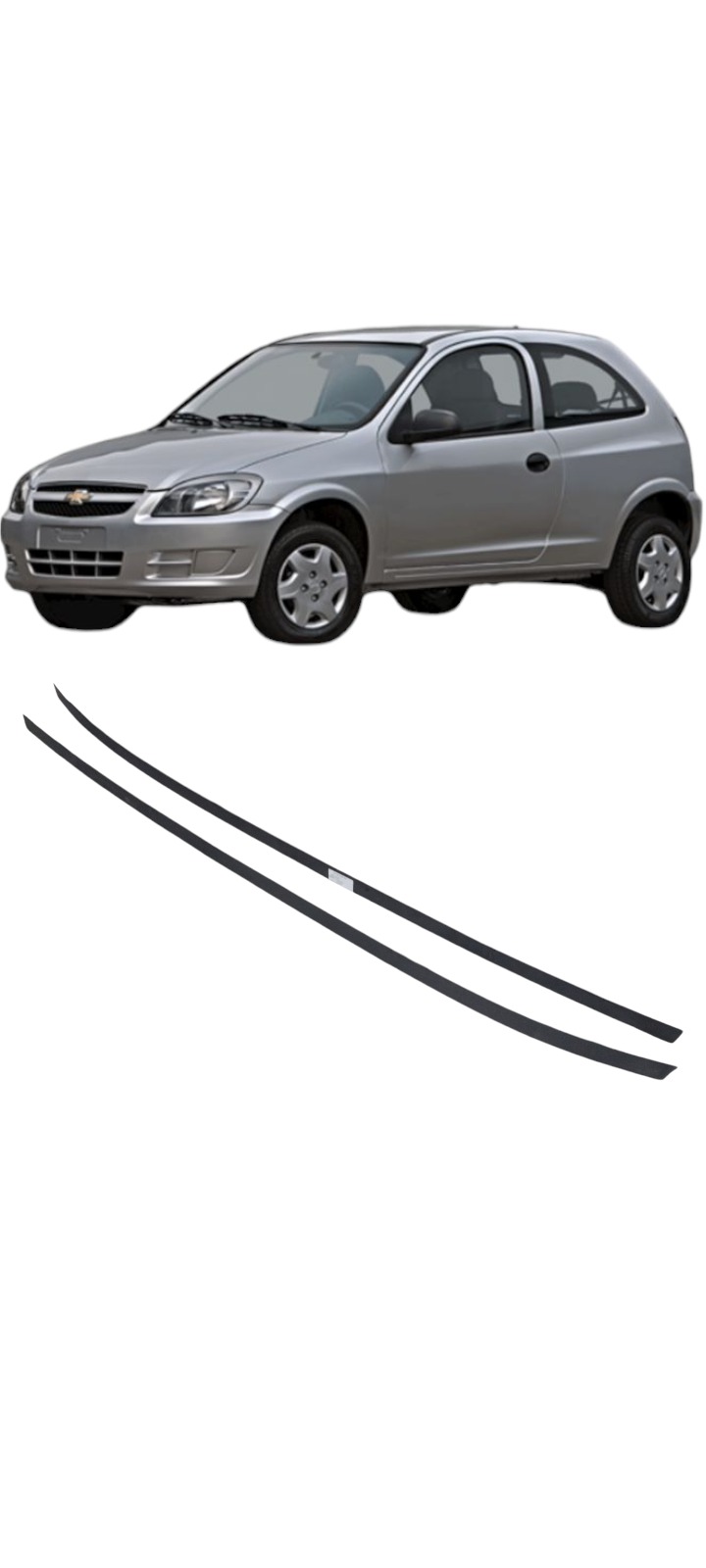 Par Friso Teto Gm Celta 2 Portas 2007 A 2011 Preto