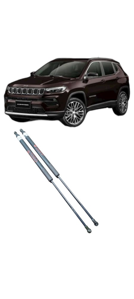 Par Amortecedor Tampa Traseira Blindada Jeep Compass 2022