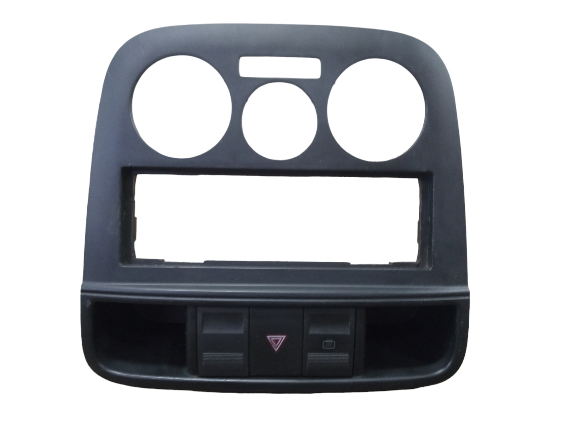 Moldura Central Acabamento Pisca Painel Gol G4 2005 A 2012 Preto