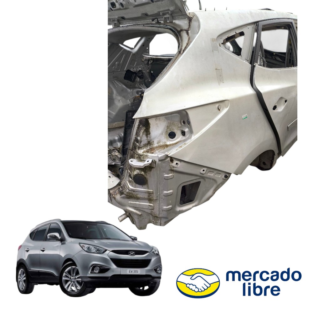 Lateral Direito Hundyai Ix35 2010 Ao 2016 Prata