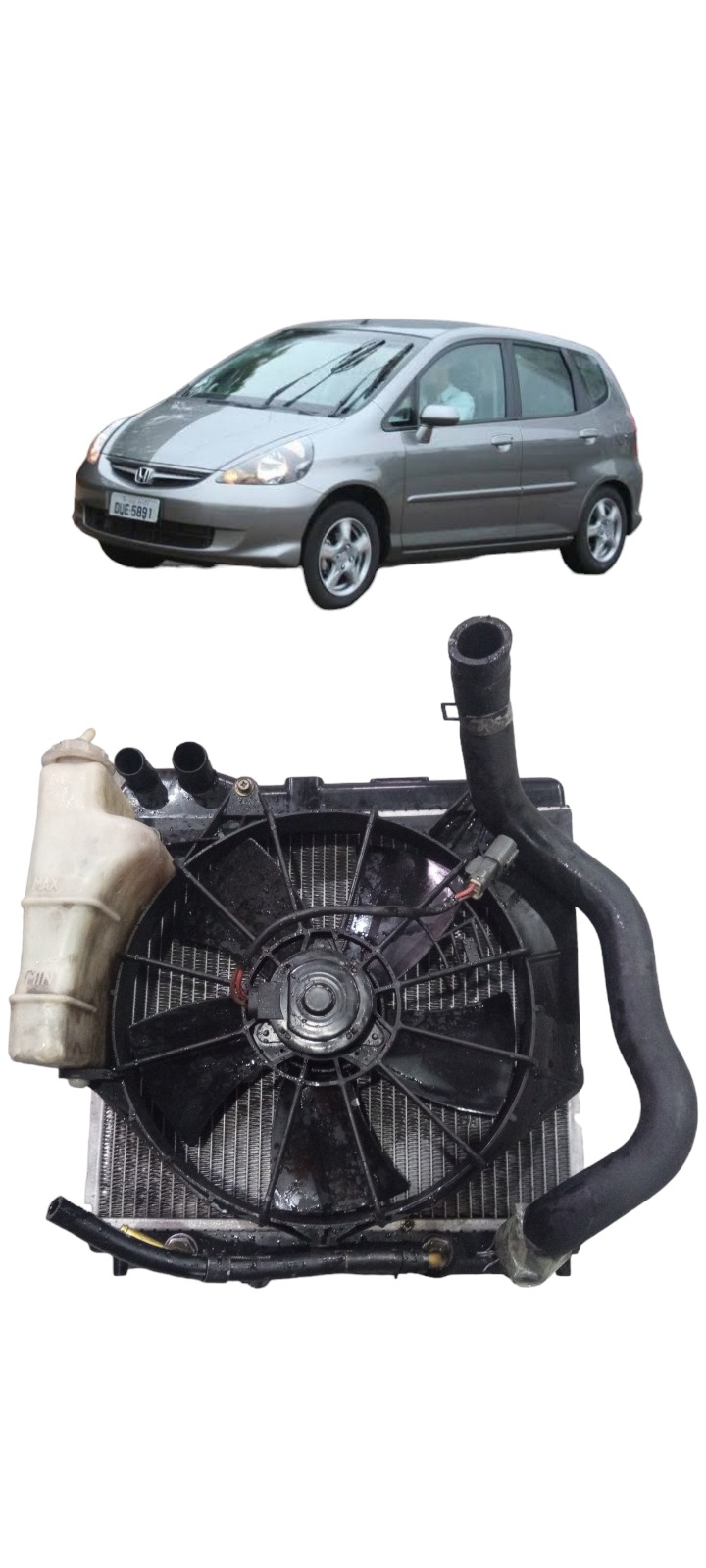 Kit Radiador Automatico Honda Fit 1.5 1.4 8v 2003 2008